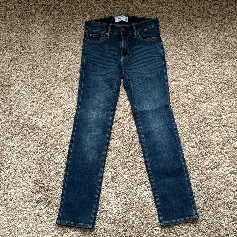 Abercrombie kids (boy) size slim 9/10 straight leg jeans